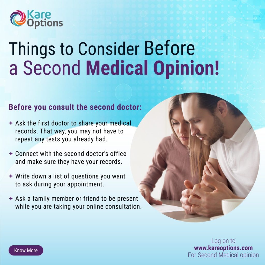 getting a second opinion from a doctor